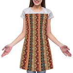 Ethnic Boho Tribal Pattern Print Adjustable Apron