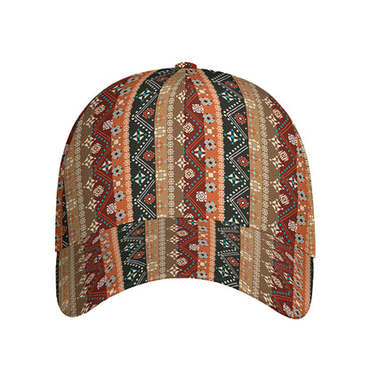 Ethnic Boho Tribal Pattern Print Baseball Cap