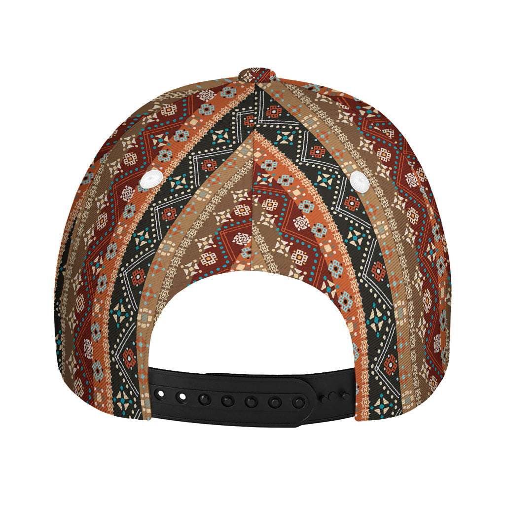 Ethnic Boho Tribal Pattern Print Baseball Cap