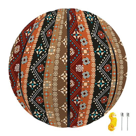 Ethnic Boho Tribal Pattern Print Basketball
