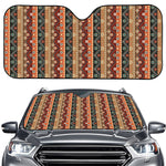 Ethnic Boho Tribal Pattern Print Car Windshield Sun Shade