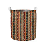 Ethnic Boho Tribal Pattern Print Collapsible Laundry Basket