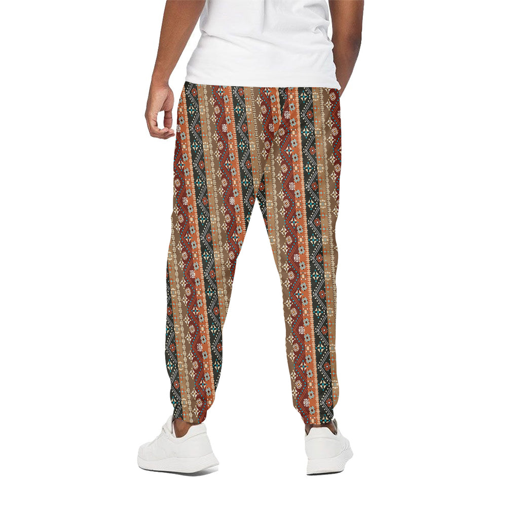 Ethnic Boho Tribal Pattern Print Cotton Pants