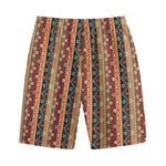Ethnic Boho Tribal Pattern Print Cotton Shorts