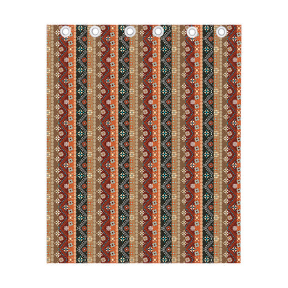 Ethnic Boho Tribal Pattern Print Curtain