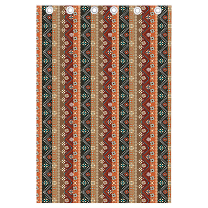 Ethnic Boho Tribal Pattern Print Curtain