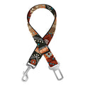 Ethnic Boho Tribal Pattern Print Dog Seat Belt