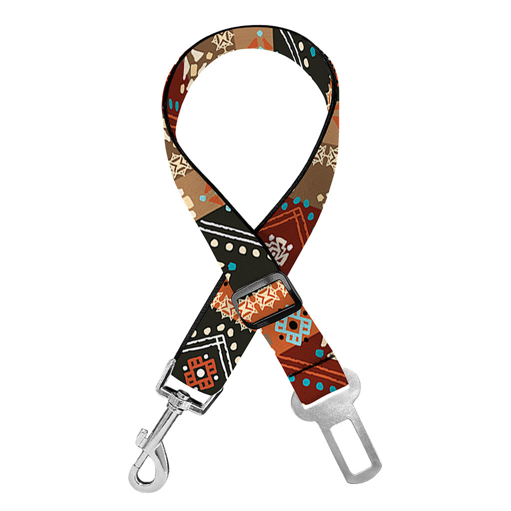Ethnic Boho Tribal Pattern Print Dog Seat Belt