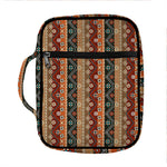 Ethnic Boho Tribal Pattern Print Front Pocket Bible Bag