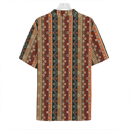 Ethnic Boho Tribal Pattern Print Hawaiian Shirt