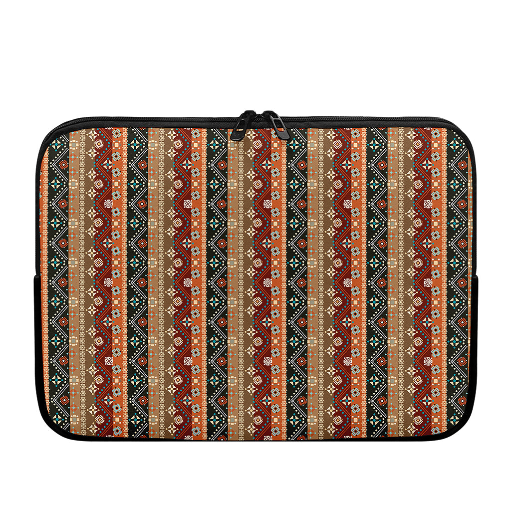 Ethnic Boho Tribal Pattern Print Laptop Sleeve
