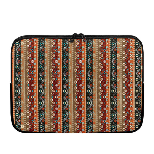 Ethnic Boho Tribal Pattern Print Laptop Sleeve