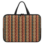 Ethnic Boho Tribal Pattern Print Laptop Sleeve With Handle