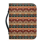 Ethnic Boho Tribal Pattern Print Leather Bible Cover