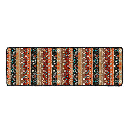 Ethnic Boho Tribal Pattern Print Long Kitchen Mat