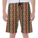 Ethnic Boho Tribal Pattern Print Men's Beach Shorts
