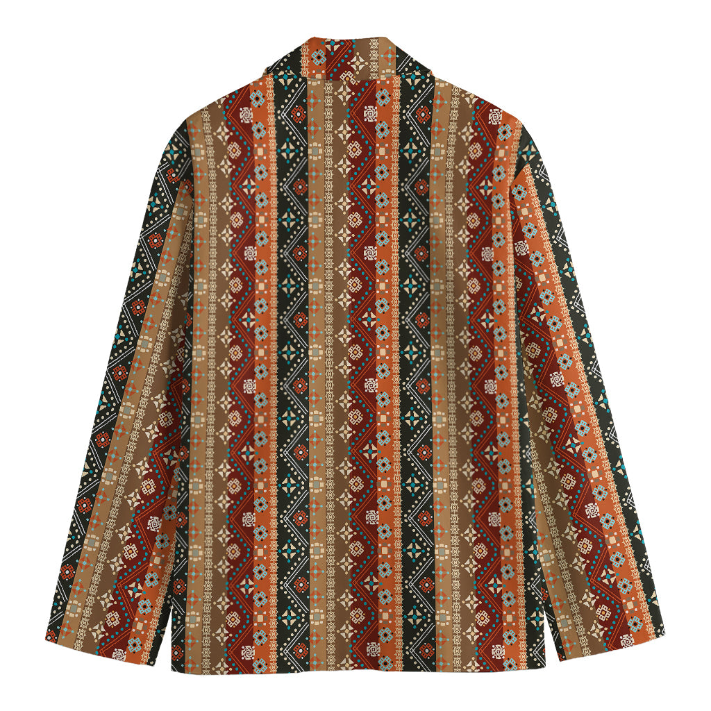 Ethnic Boho Tribal Pattern Print Men's Blazer