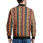 Ethnic Boho Tribal Pattern Print Men's Bomber Jacket