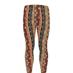Ethnic Boho Tribal Pattern Print Men's leggings