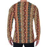 Ethnic Boho Tribal Pattern Print Men's Long Sleeve T-Shirt