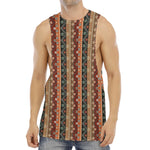Ethnic Boho Tribal Pattern Print Men's Muscle Tank Top