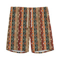 Ethnic Boho Tribal Pattern Print Men's Athletic Shorts