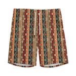 Ethnic Boho Tribal Pattern Print Men's Sports Shorts