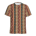 Ethnic Boho Tribal Pattern Print Men's Athletic T-Shirt