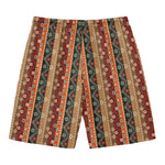 Ethnic Boho Tribal Pattern Print Men's Swim Trunks