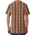 Ethnic Boho Tribal Pattern Print Men's Velvet T-Shirt