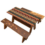 Ethnic Boho Tribal Pattern Print Picnic Table Cover