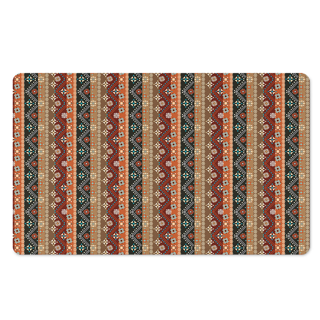 Ethnic Boho Tribal Pattern Print Polyester Doormat