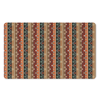 Ethnic Boho Tribal Pattern Print Polyester Doormat