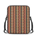 Ethnic Boho Tribal Pattern Print Rectangular Crossbody Bag