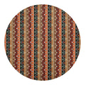 Ethnic Boho Tribal Pattern Print Round Blanket