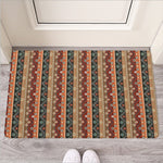 Ethnic Boho Tribal Pattern Print Rubber Doormat