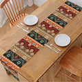 Ethnic Boho Tribal Pattern Print Table Runner