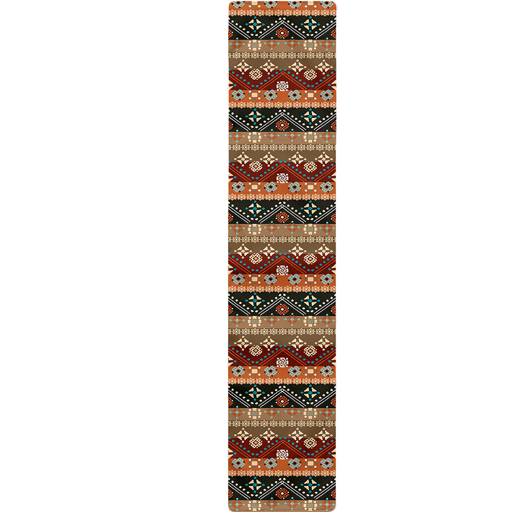 Ethnic Boho Tribal Pattern Print Table Runner