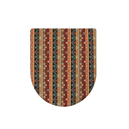 Ethnic Boho Tribal Pattern Print Toilet Lid Cover