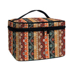 Ethnic Boho Tribal Pattern Print Travel Makeup Bag