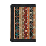 Ethnic Boho Tribal Pattern Print Trifold Wallet