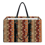 Ethnic Boho Tribal Pattern Print Utility Tote Bag