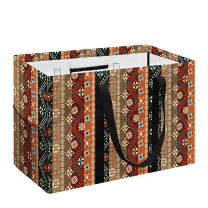 Ethnic Boho Tribal Pattern Print Utility Tote Bag