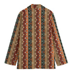 Ethnic Boho Tribal Pattern Print Women's Blazer