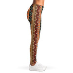Ethnic Boho Tribal Pattern Print Women's Leggings