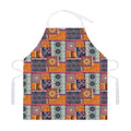 Ethnic Floral Patchwork Pattern Print Adjustable Apron