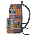Ethnic Floral Patchwork Pattern Print Backpack