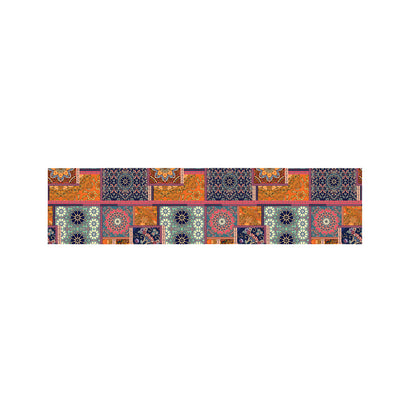 Ethnic Floral Patchwork Pattern Print Bed Runner
