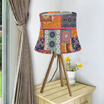 Ethnic Floral Patchwork Pattern Print Bell Lamp Shade