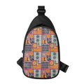 Ethnic Floral Patchwork Pattern Print Sling Bag